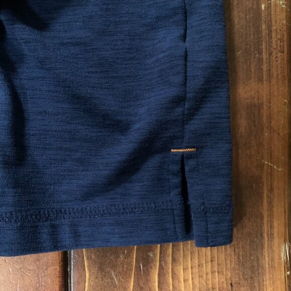 Orvis Performance Men's 1/4 Zip Navy Blue Large Pullover Long Sleeve Shirt EUC - Picture 9 of 13